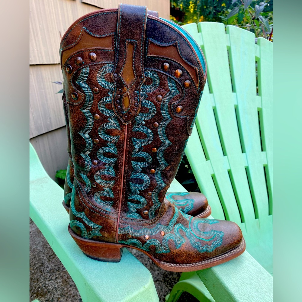 Justin Womens Brown Faxon Boots L4360